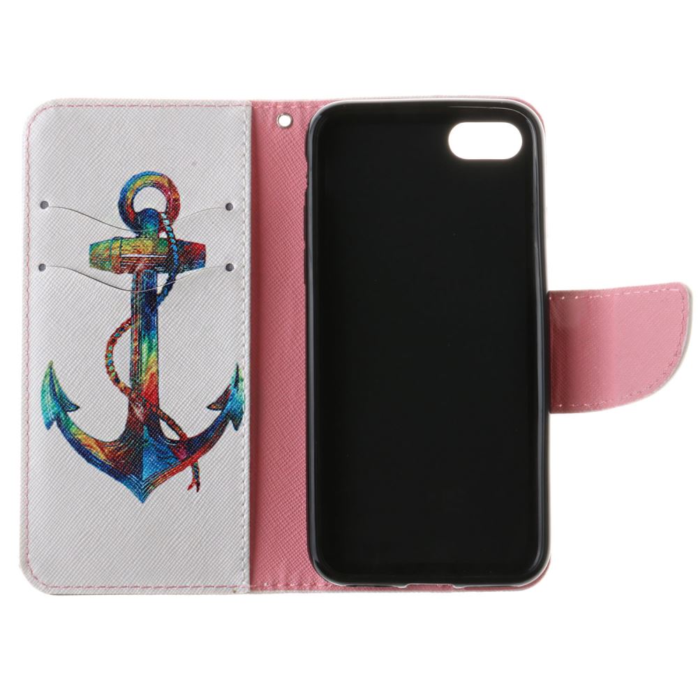 iPhone 7 case wallet leather card holder cover case printed leather