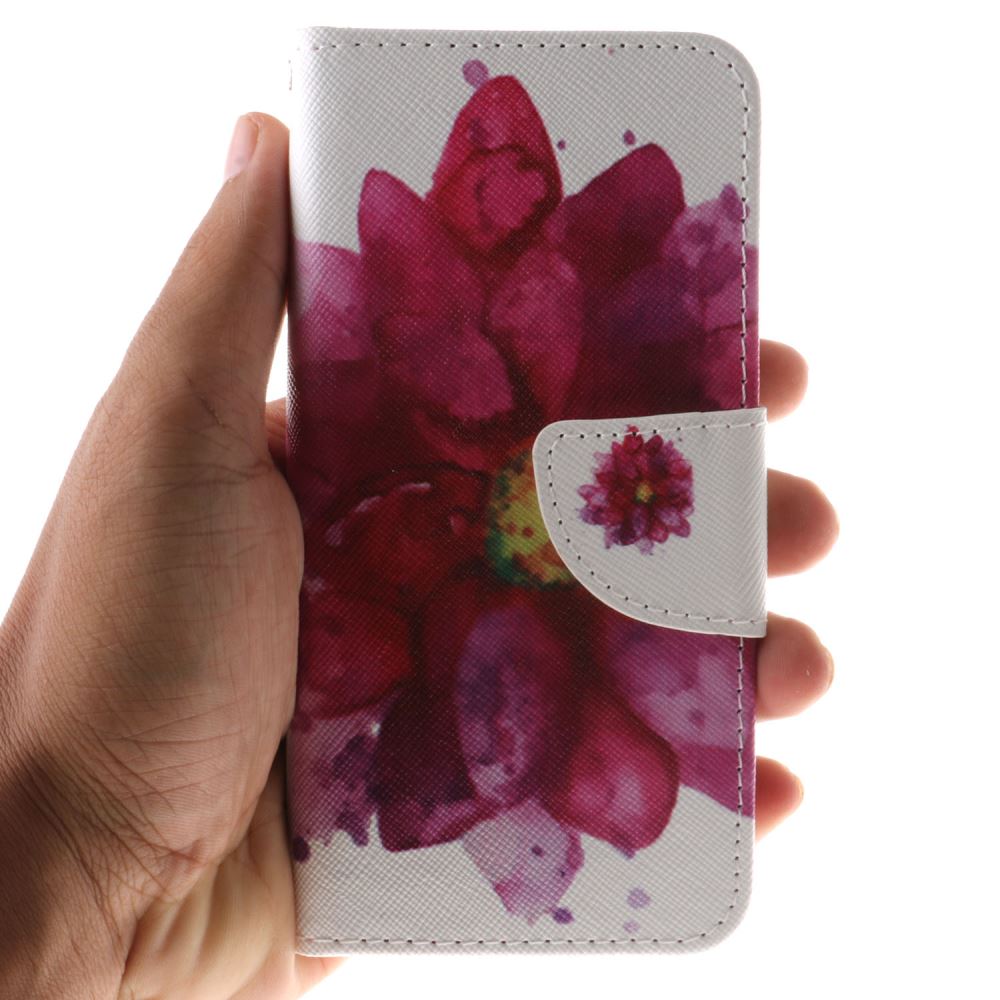 iPhone 7 case wallet leather card holder cover case printed leather