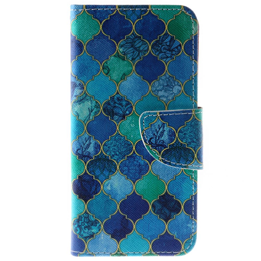 iPhone 7 case wallet leather card holder cover case printed leather