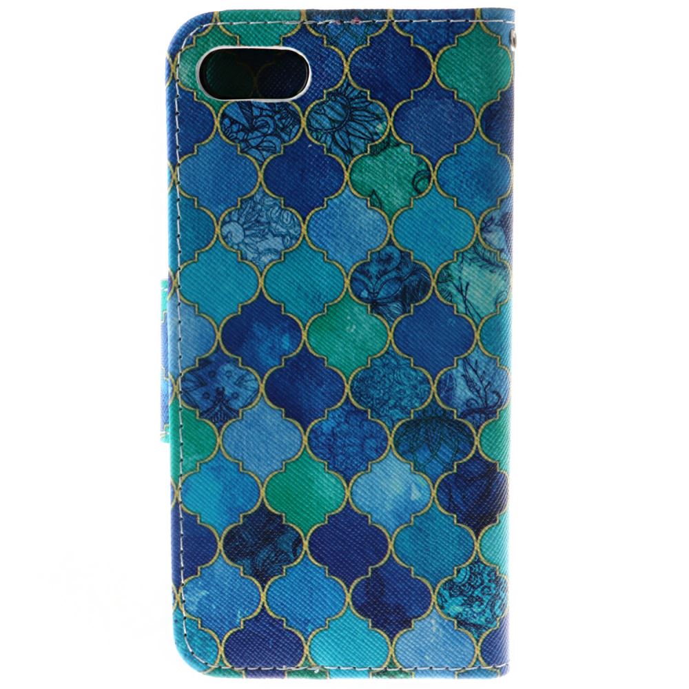iPhone 7 case wallet leather card holder cover case printed leather