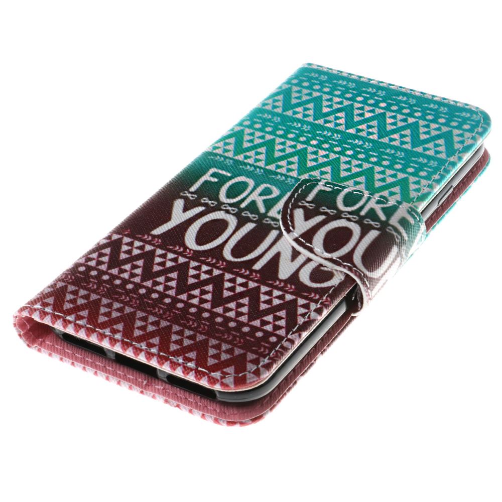 iPhone 7 case wallet leather card holder cover case printed leather