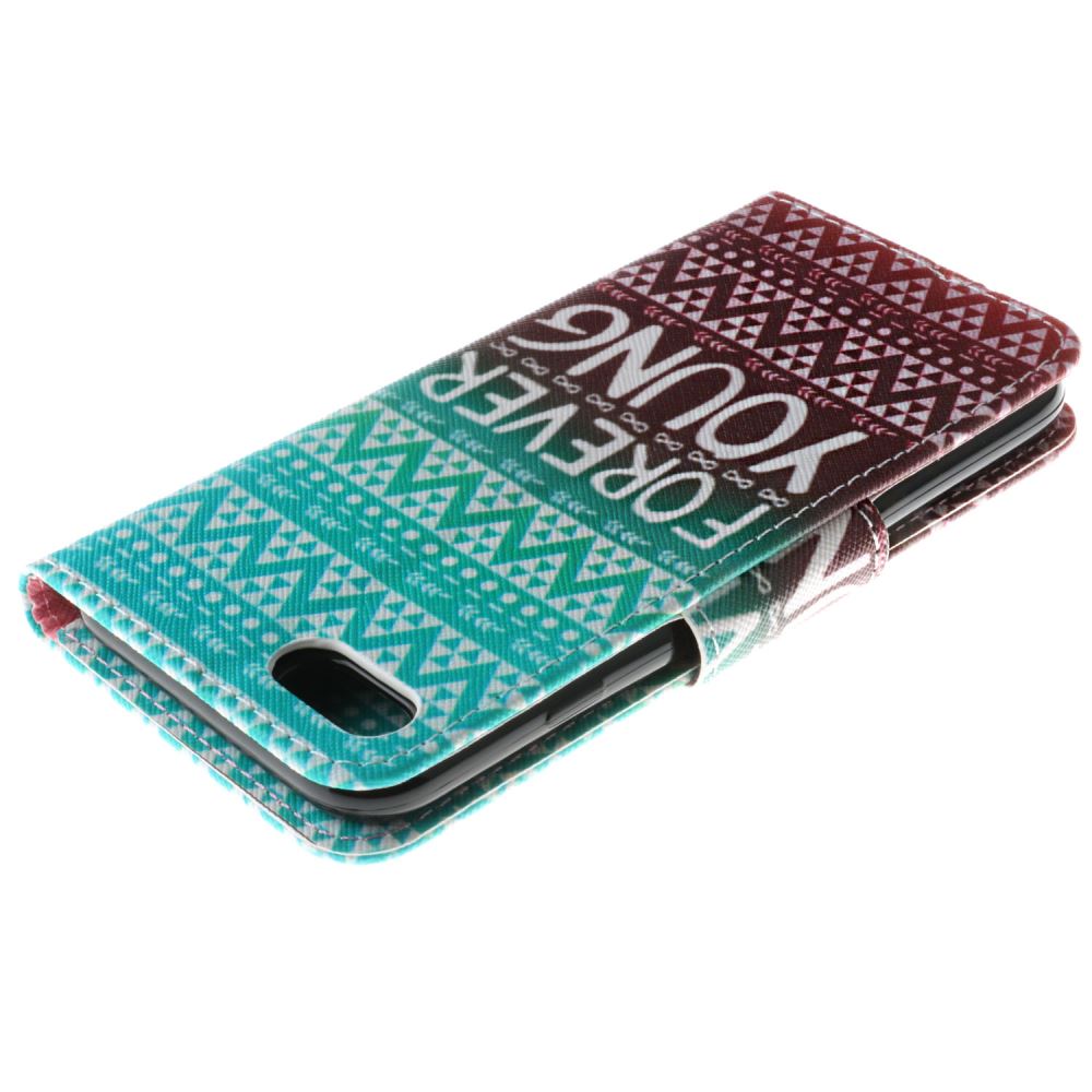 iPhone 7 case wallet leather card holder cover case printed leather