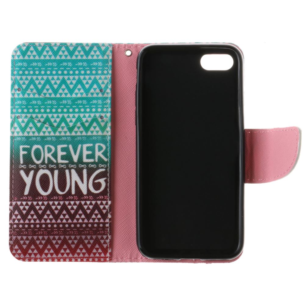 iPhone 7 case wallet leather card holder cover case printed leather