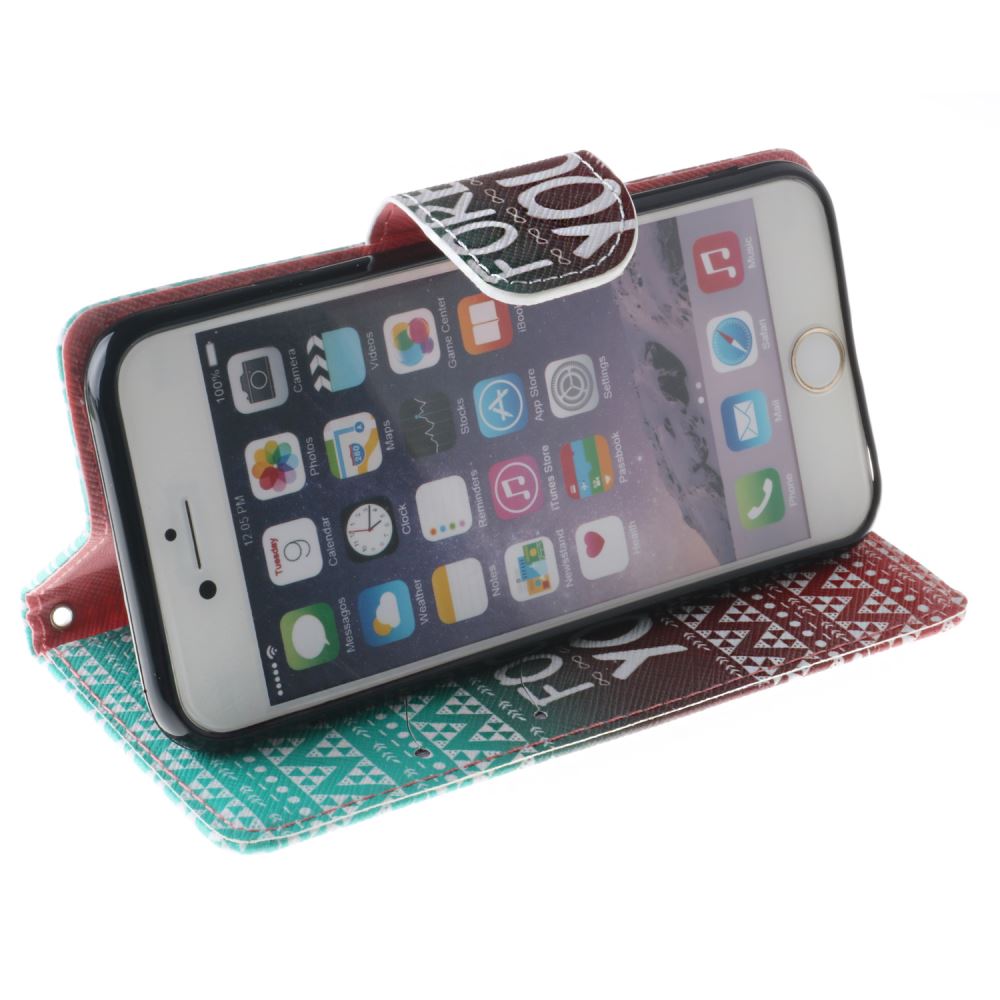 iPhone 6 6s case wallet leather case printed