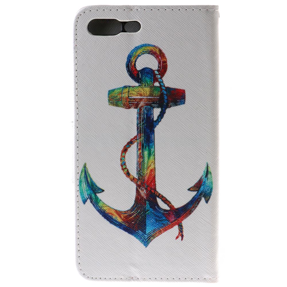iPhone 7 Plus case wallet leather card holder cover case printed leather