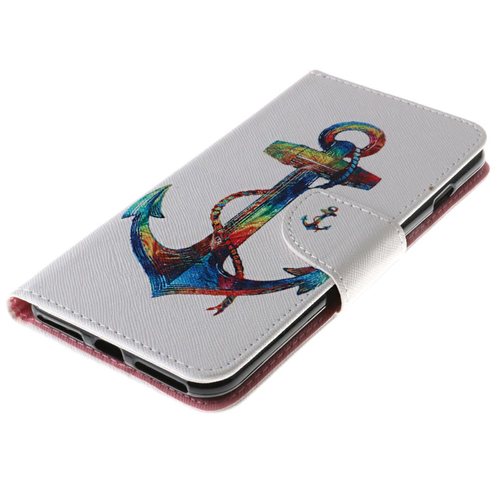 iPhone 7 Plus case wallet leather card holder cover case printed leather