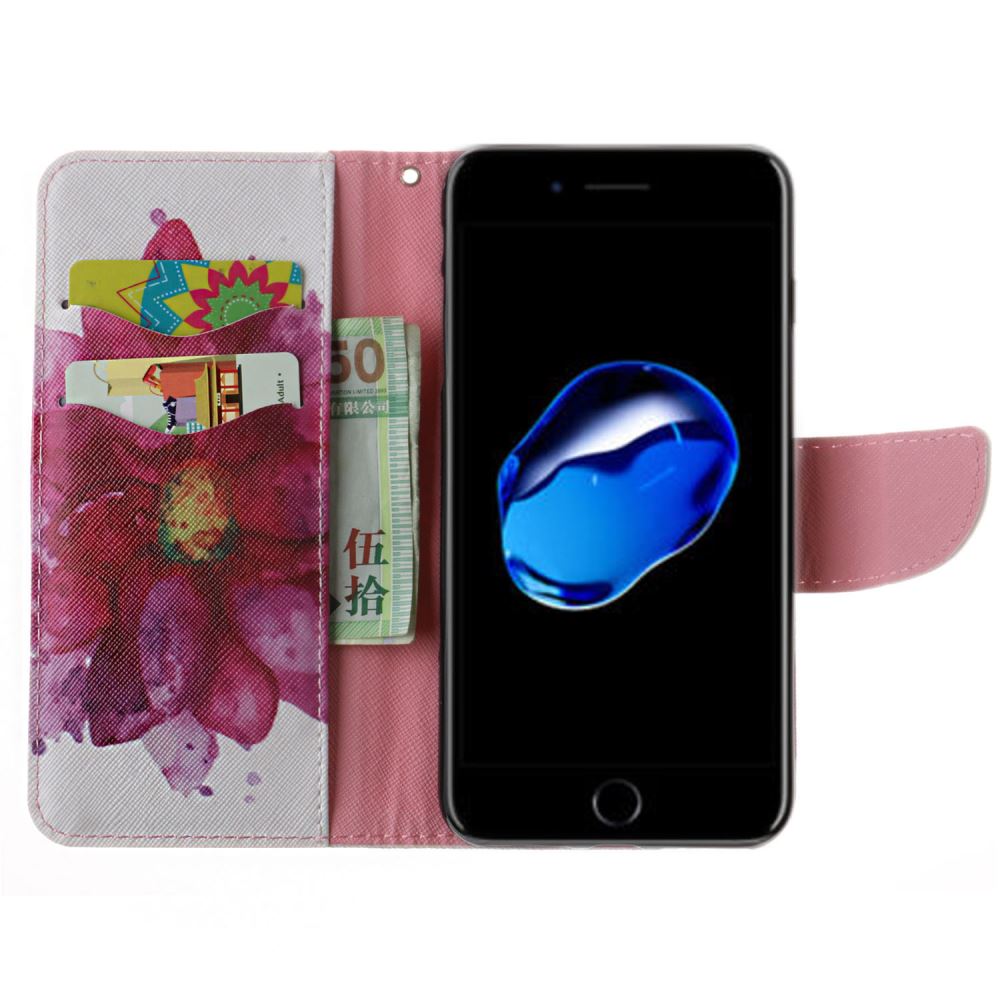 iPhone 7 Plus case wallet leather card holder cover case printed leather iPhone 7 Plus case wallet leather card holder cover case printed leather