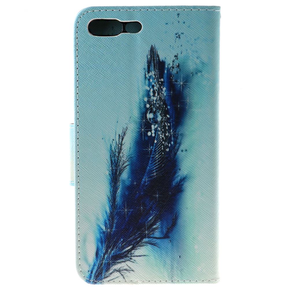 iPhone 7 Plus case wallet leather card holder cover case printed leather