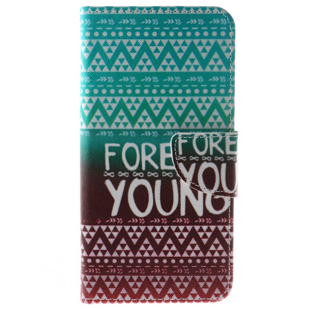 iPhone 7 Plus case wallet leather card holder cover case printed leather