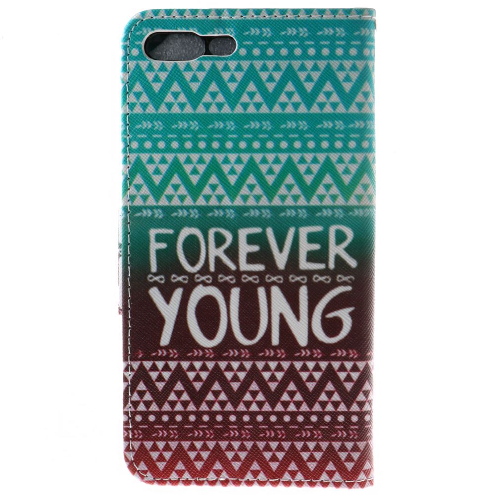 iPhone 7 Plus case wallet leather card holder cover case printed leather