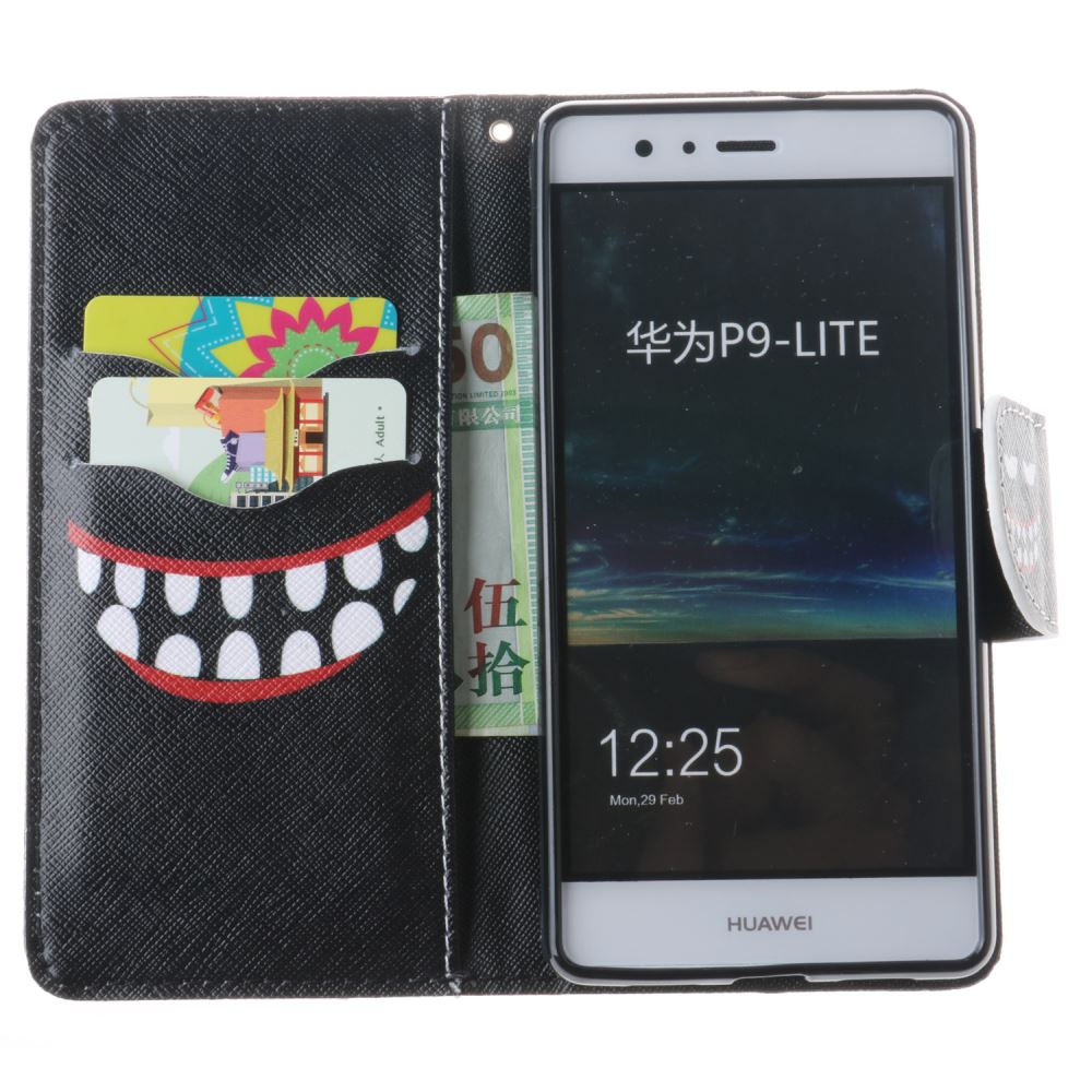 Huawei P9 lite case wallet leather case printed