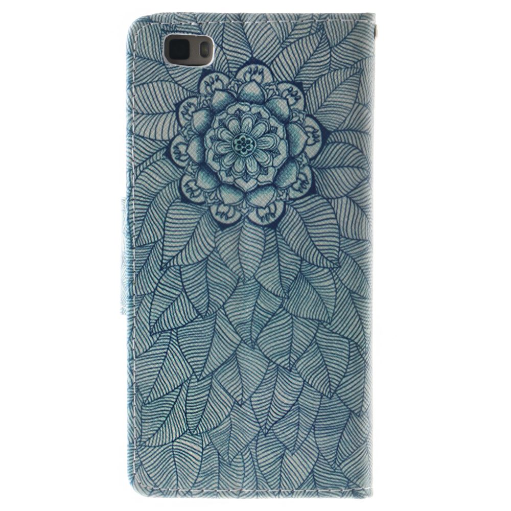 Huawei P8 lite case wallet leather case printed