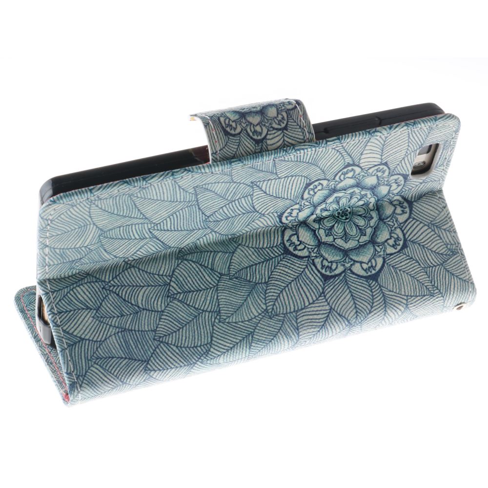 Huawei P8 lite case wallet leather case printed