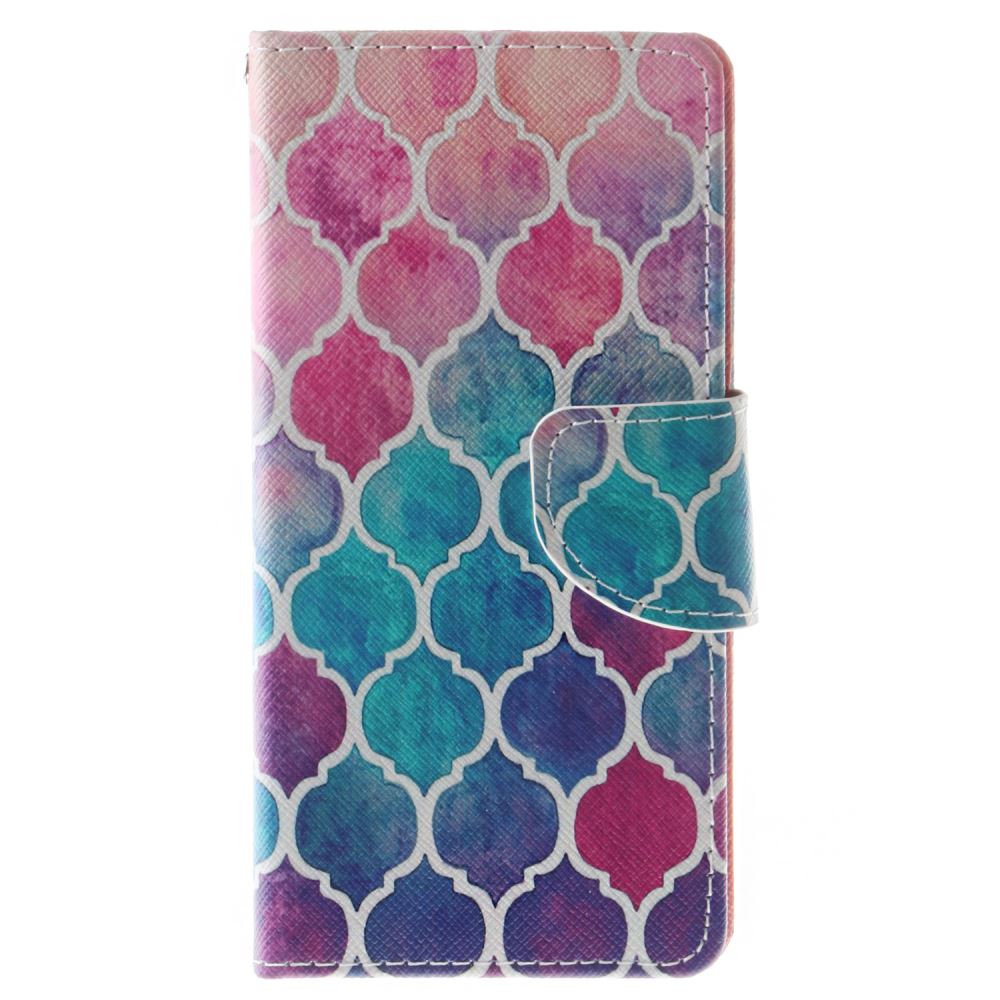 Huawei P8 lite case wallet leather case printed