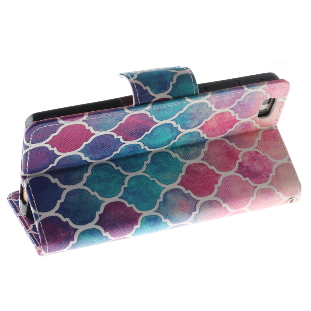 Huawei P8 lite case wallet leather case printed