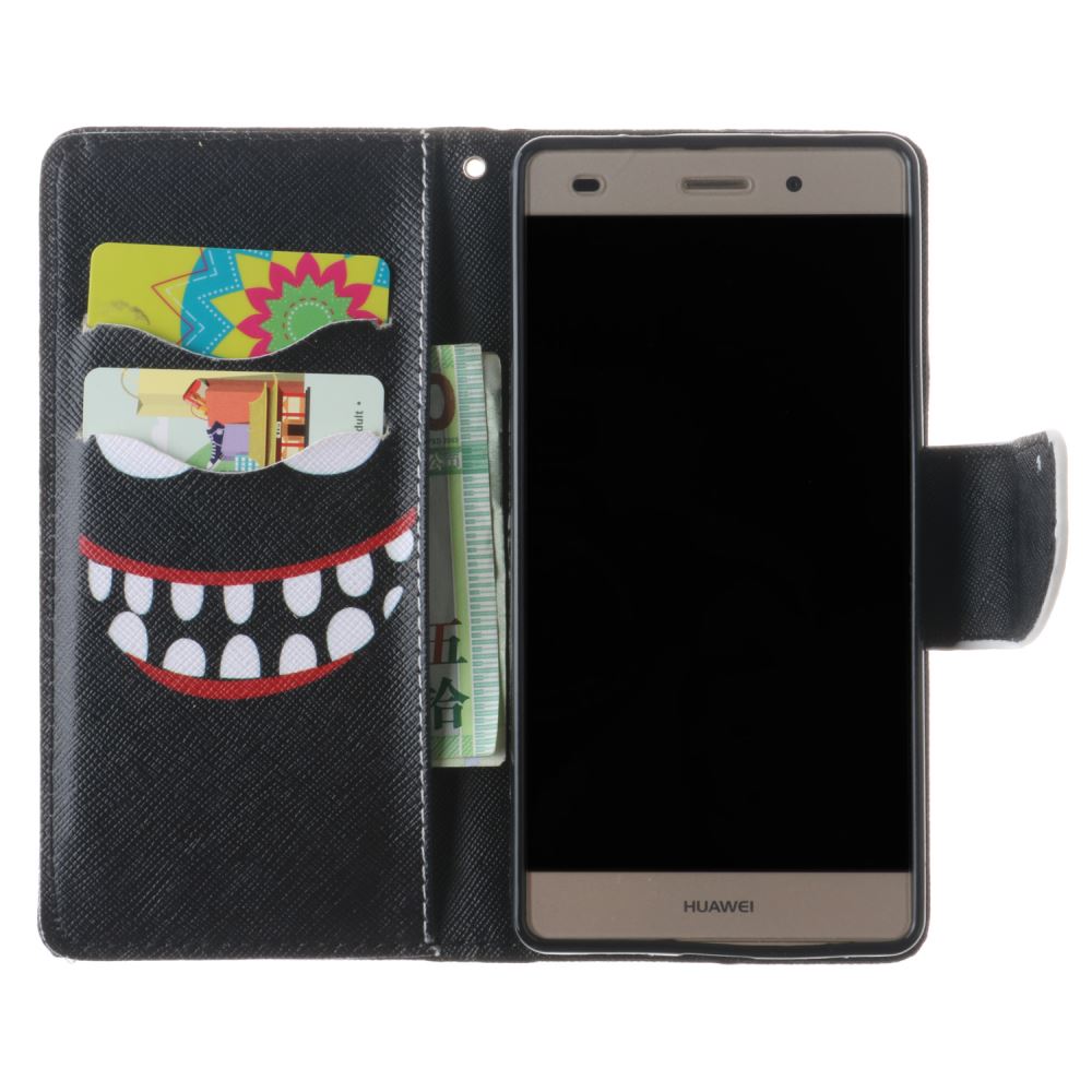 Huawei P8 lite case wallet leather case printed
