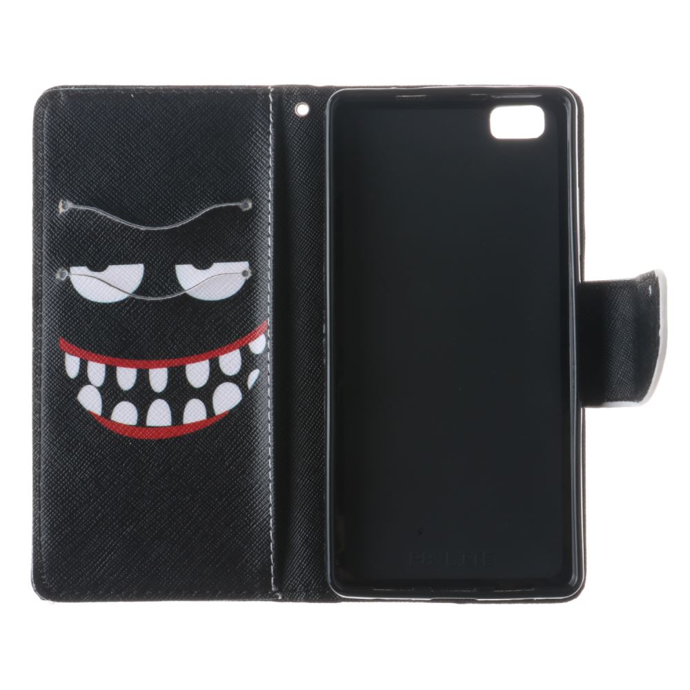 Huawei P8 lite case wallet leather case printed
