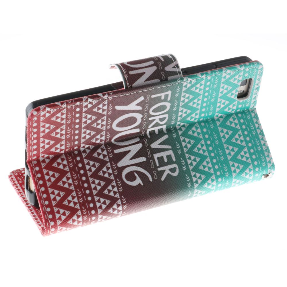 Huawei P8 lite case wallet leather case printed