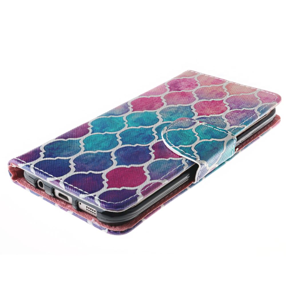 Galaxy S7 case wallet leather case printed