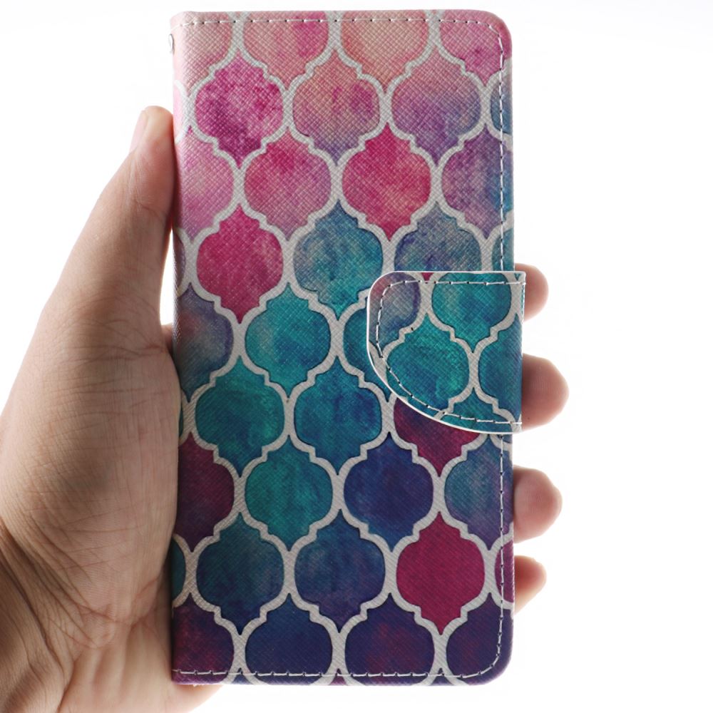 Galaxy S7 case wallet leather case printed