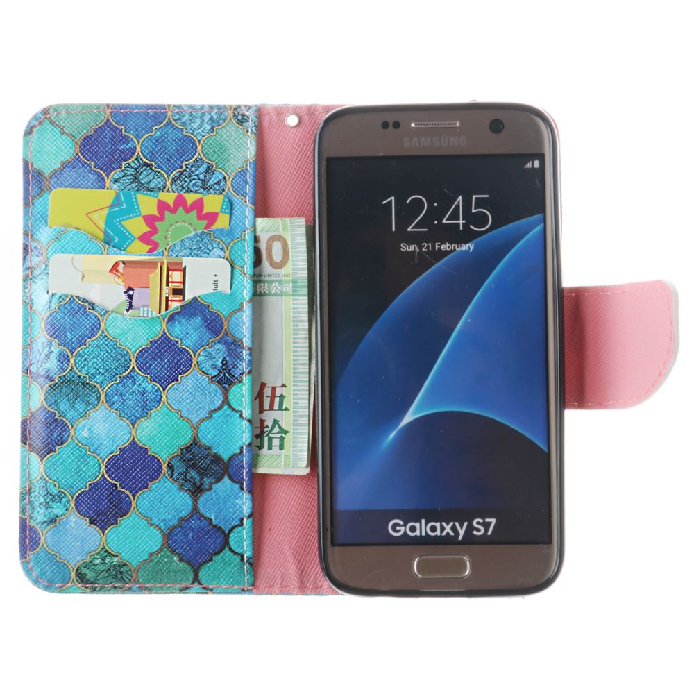 Galaxy S7 case wallet leather case printed Galaxy S7 case wallet leather case printed