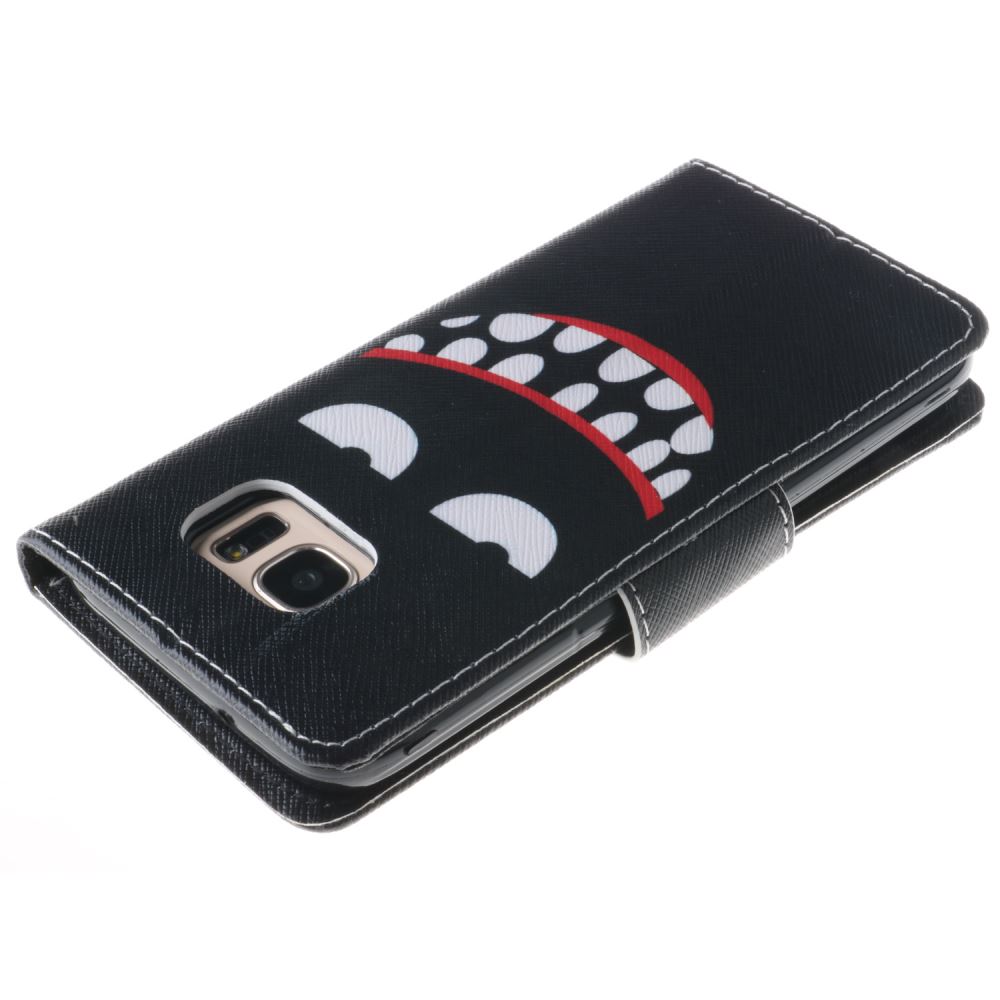Galaxy S7 case wallet leather case printed