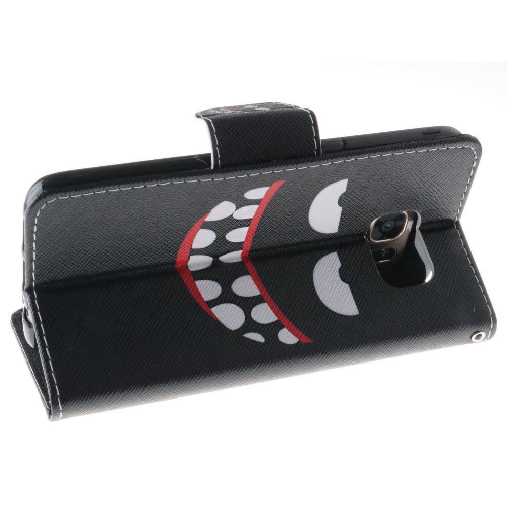 Galaxy S7 case wallet leather case printed