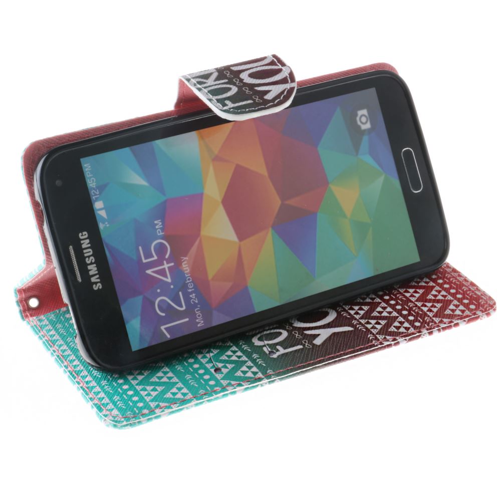 Samsung Galaxy S5 case wallet leather case printed