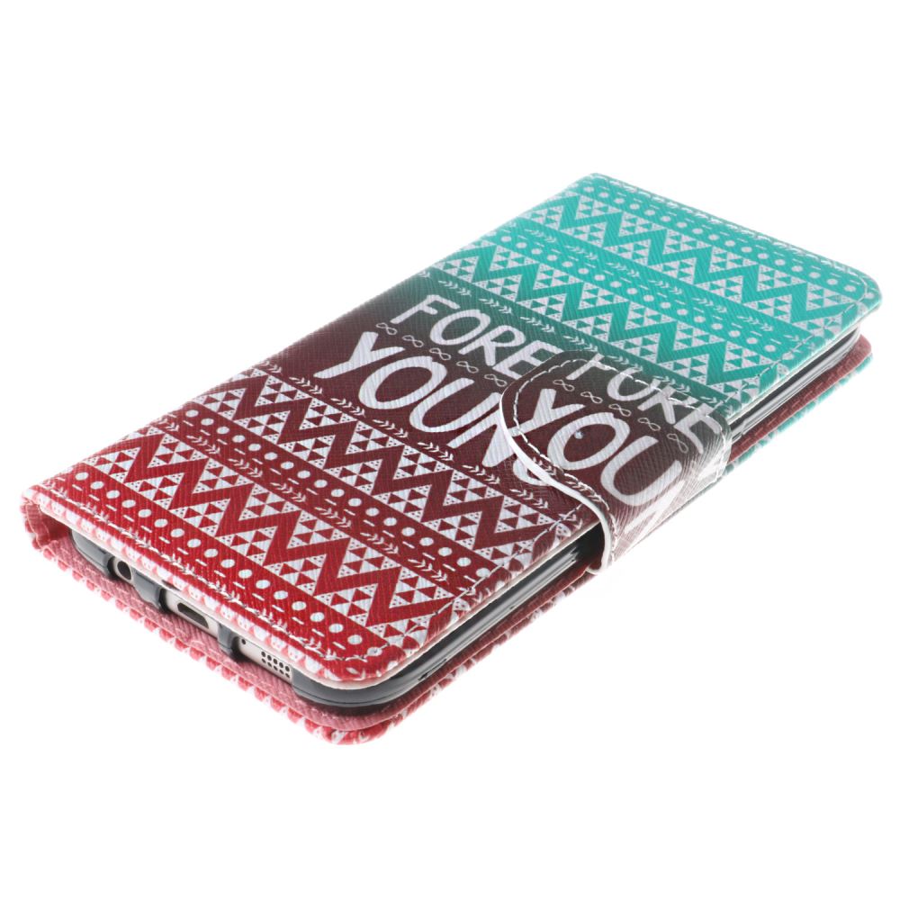 Galaxy S7 EDGE case wallet leather case printed