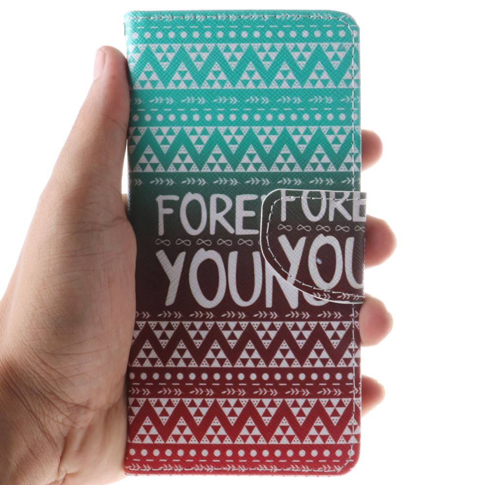 Galaxy S7 EDGE case wallet leather case printed