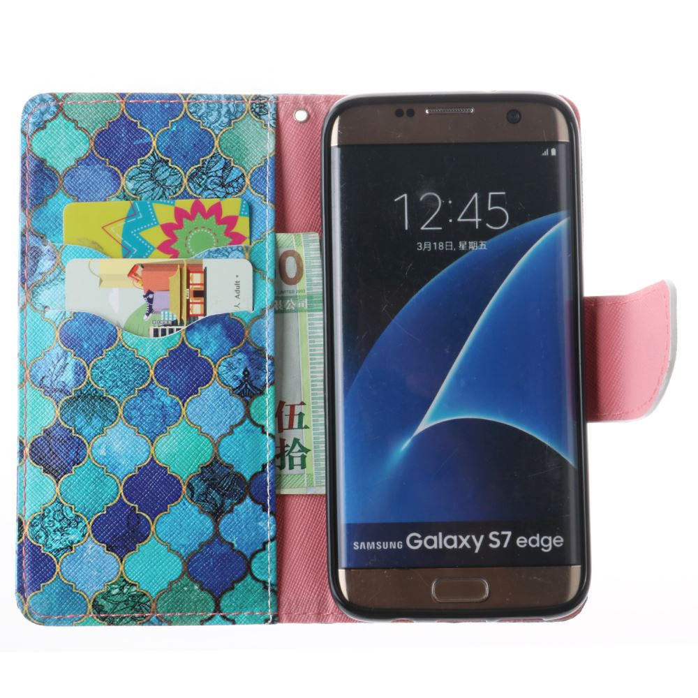 Galaxy S7 EDGE case wallet leather case printed Galaxy S7 EDGE case wallet leather case printed