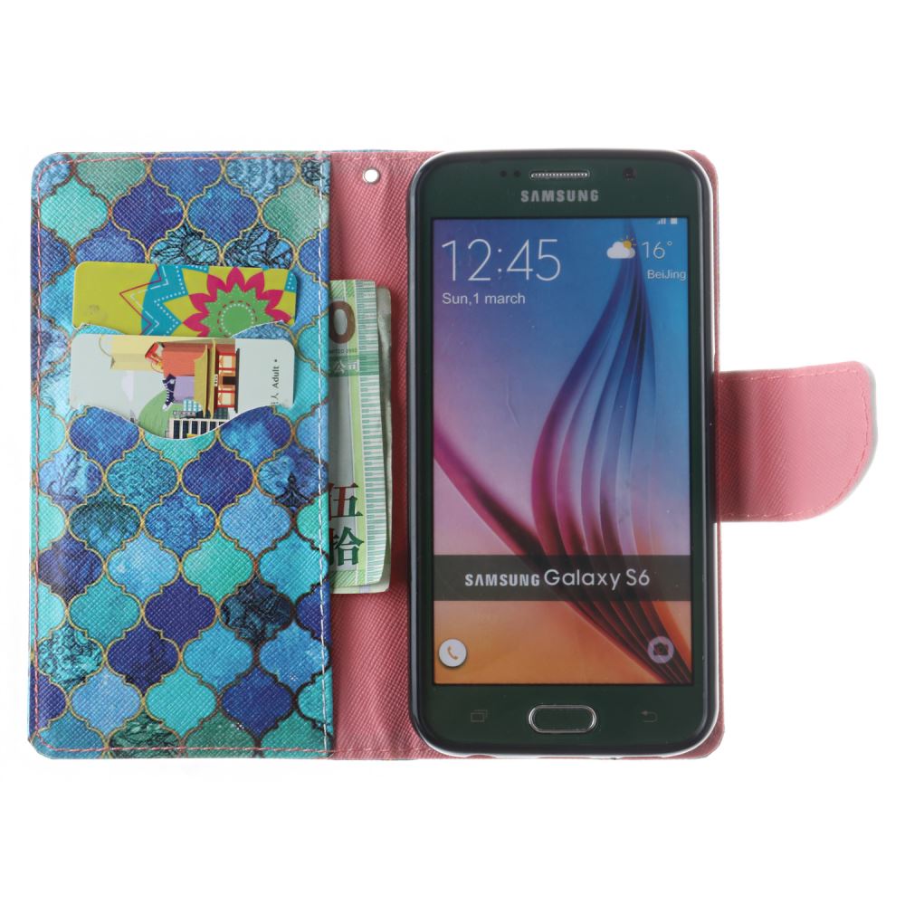 Galaxy S6 case wallet leather case printed Galaxy S6 case wallet leather case printed