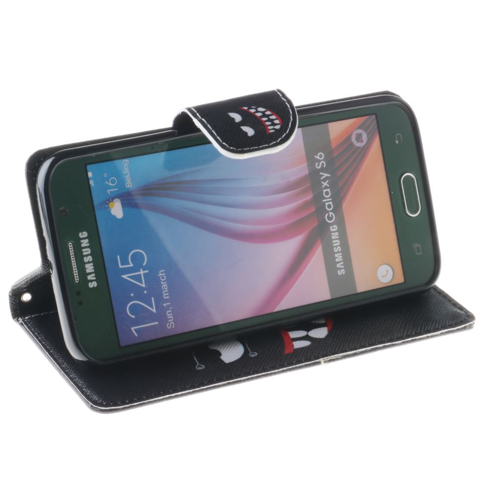 Galaxy S6 case wallet leather case printed