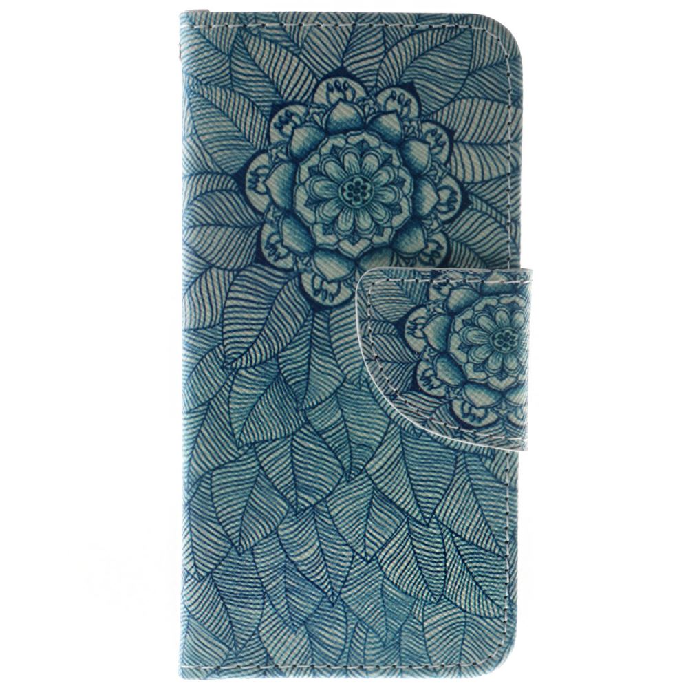 iPhone 5 5s SE case wallet leather case printed
