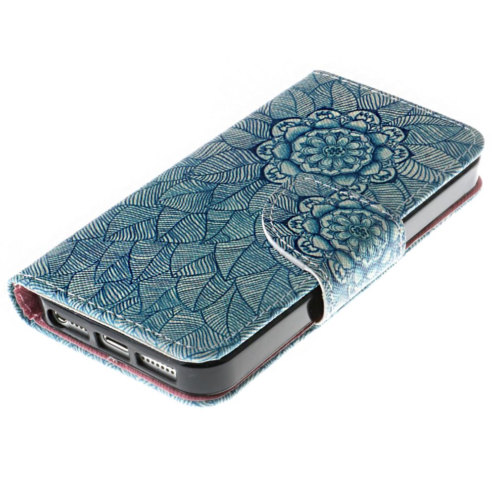 iPhone 5 5s SE case wallet leather case printed