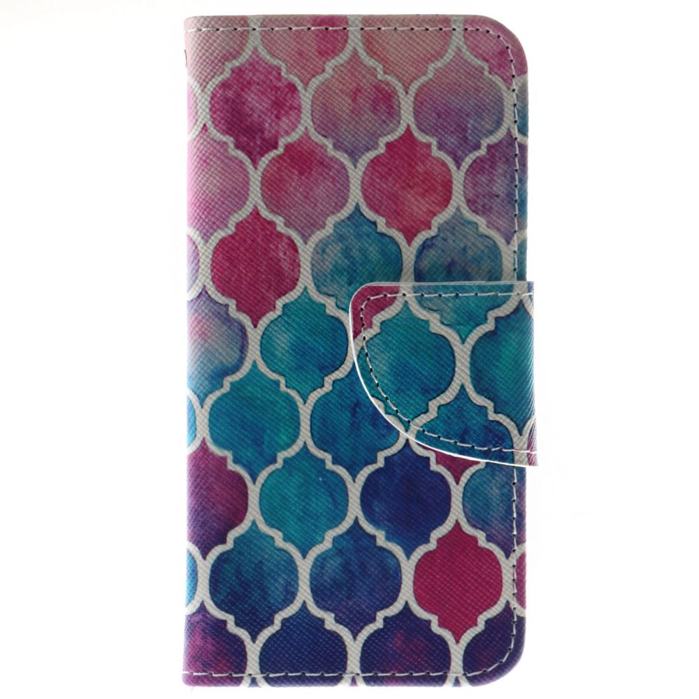 iPhone 5 5s SE case wallet leather case printed