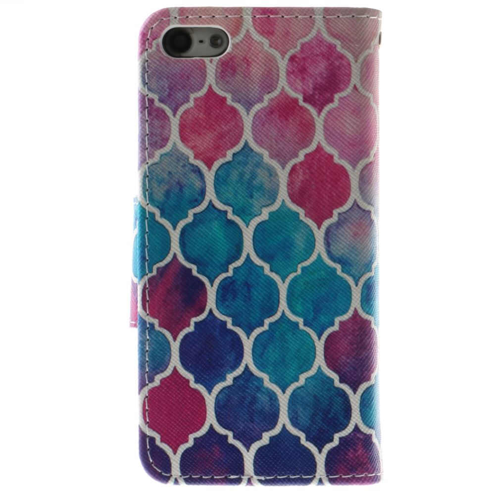 iPhone 5 5s SE case wallet leather case printed