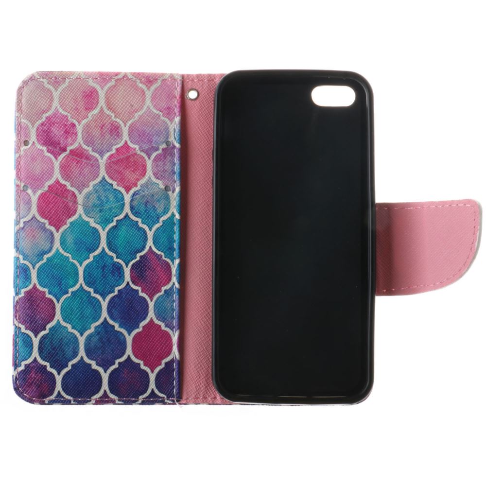 iPhone 5 5s SE case wallet leather case printed