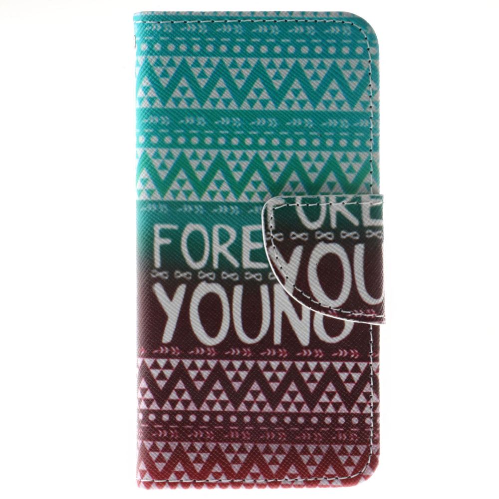iPhone 5 5s SE case wallet leather case printed