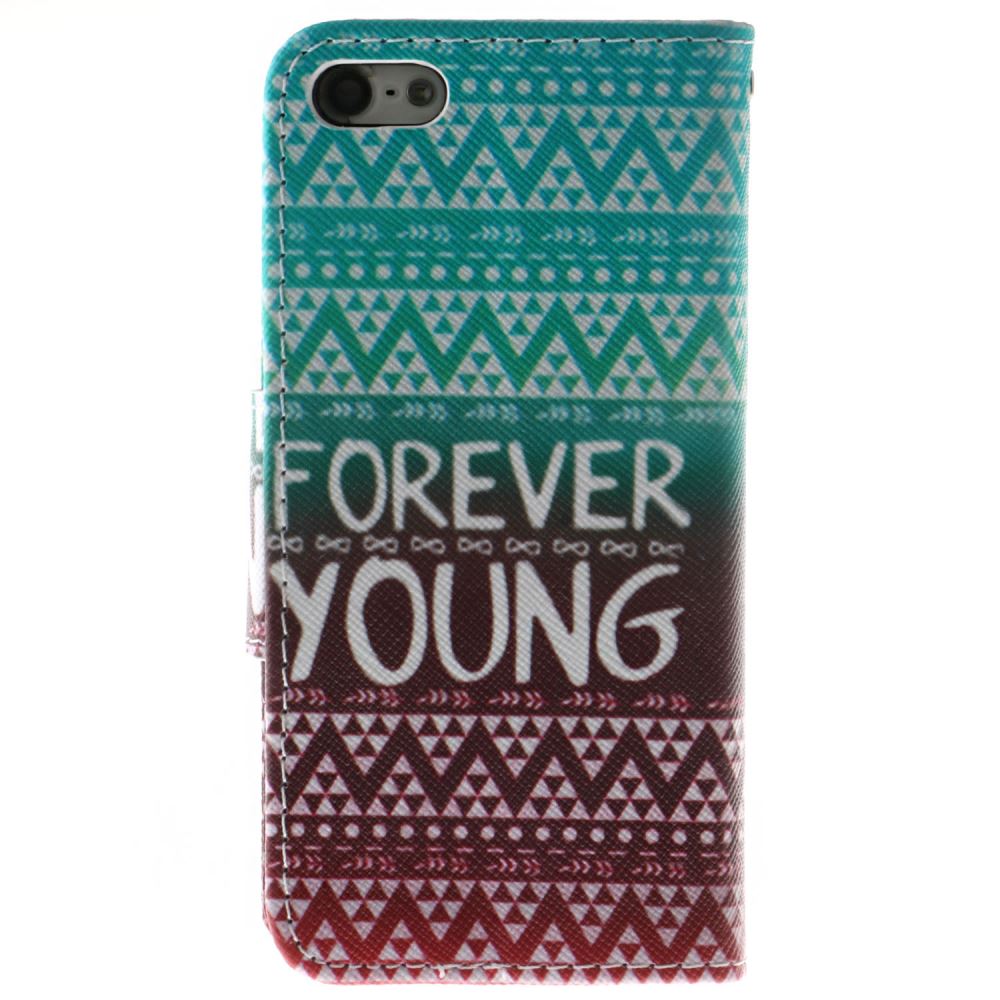 iPhone 5 5s SE case wallet leather case printed