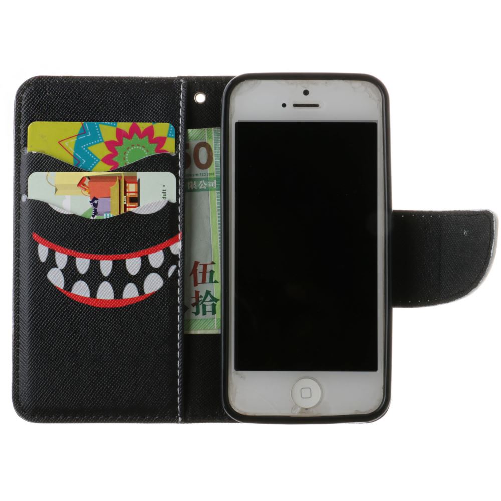 iPhone 5 5s SE case wallet leather case printed iPhone 5 5s SE case wallet leather case printed