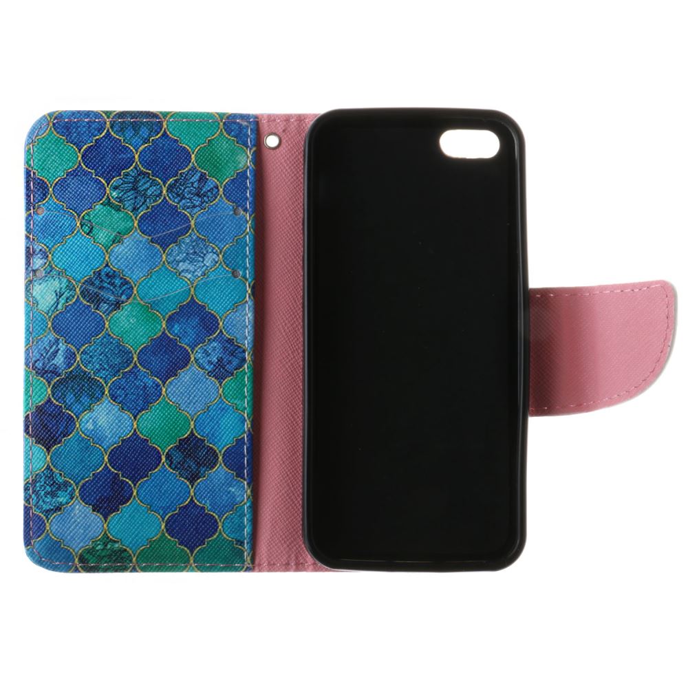 iPhone 5 5s SE case wallet leather case printed