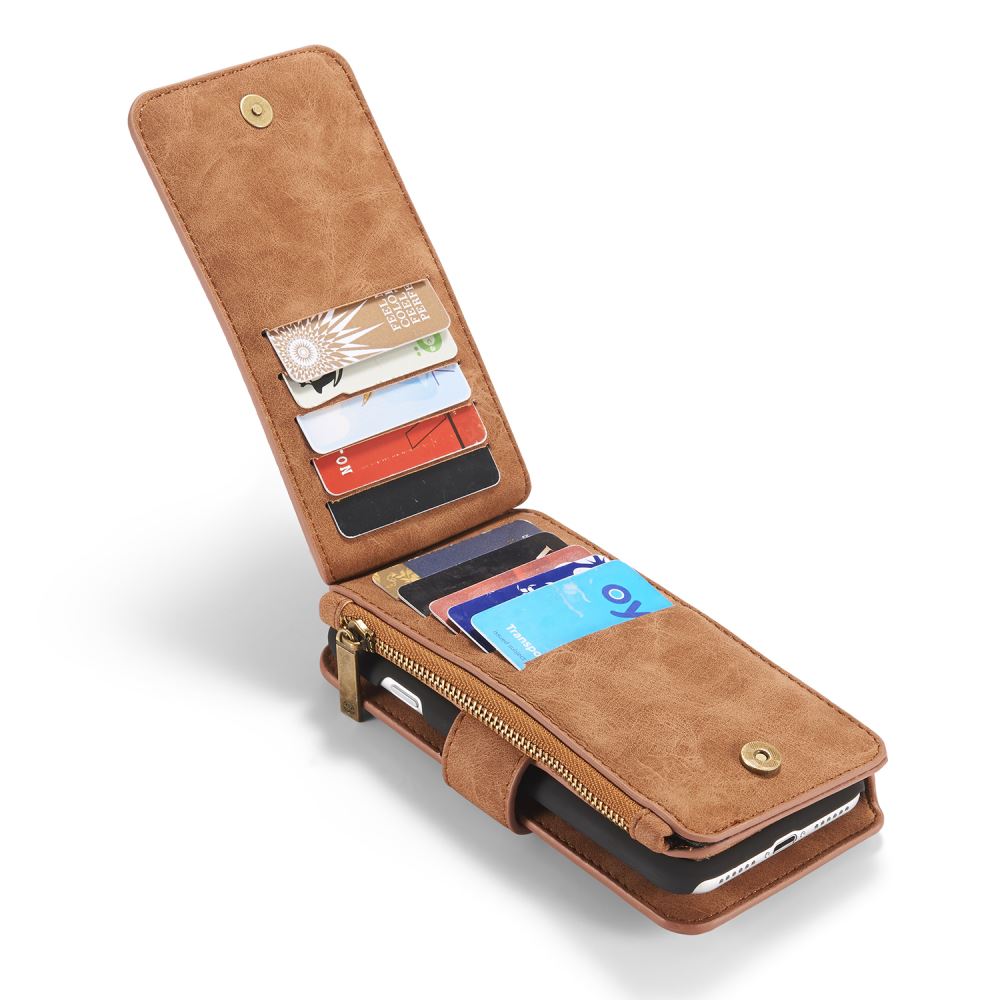 iPhone 7 double wallet leather case detachable iPhone 7 double wallet leather case detachable