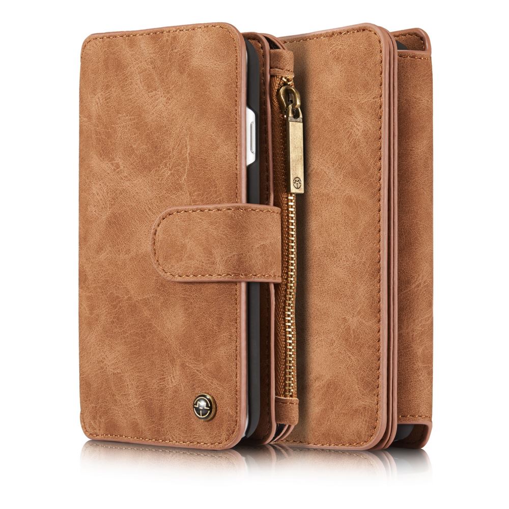 iPhone 7 double wallet leather case detachable iPhone 7 double wallet leather case detachable
