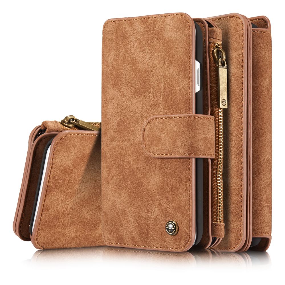 iPhone 7 double wallet leather case detachable iPhone 7 double wallet leather case detachable
