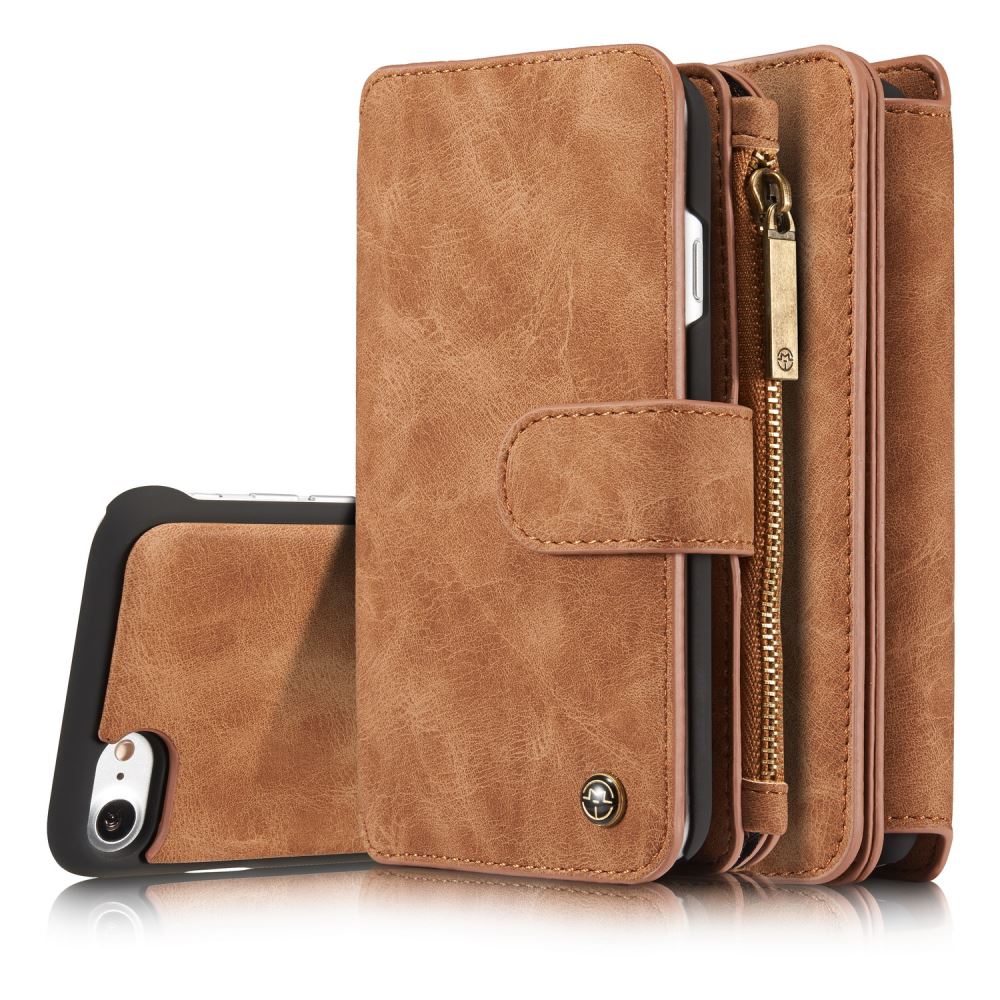 iPhone 7 double wallet leather case detachable iPhone 7 double wallet leather case detachable