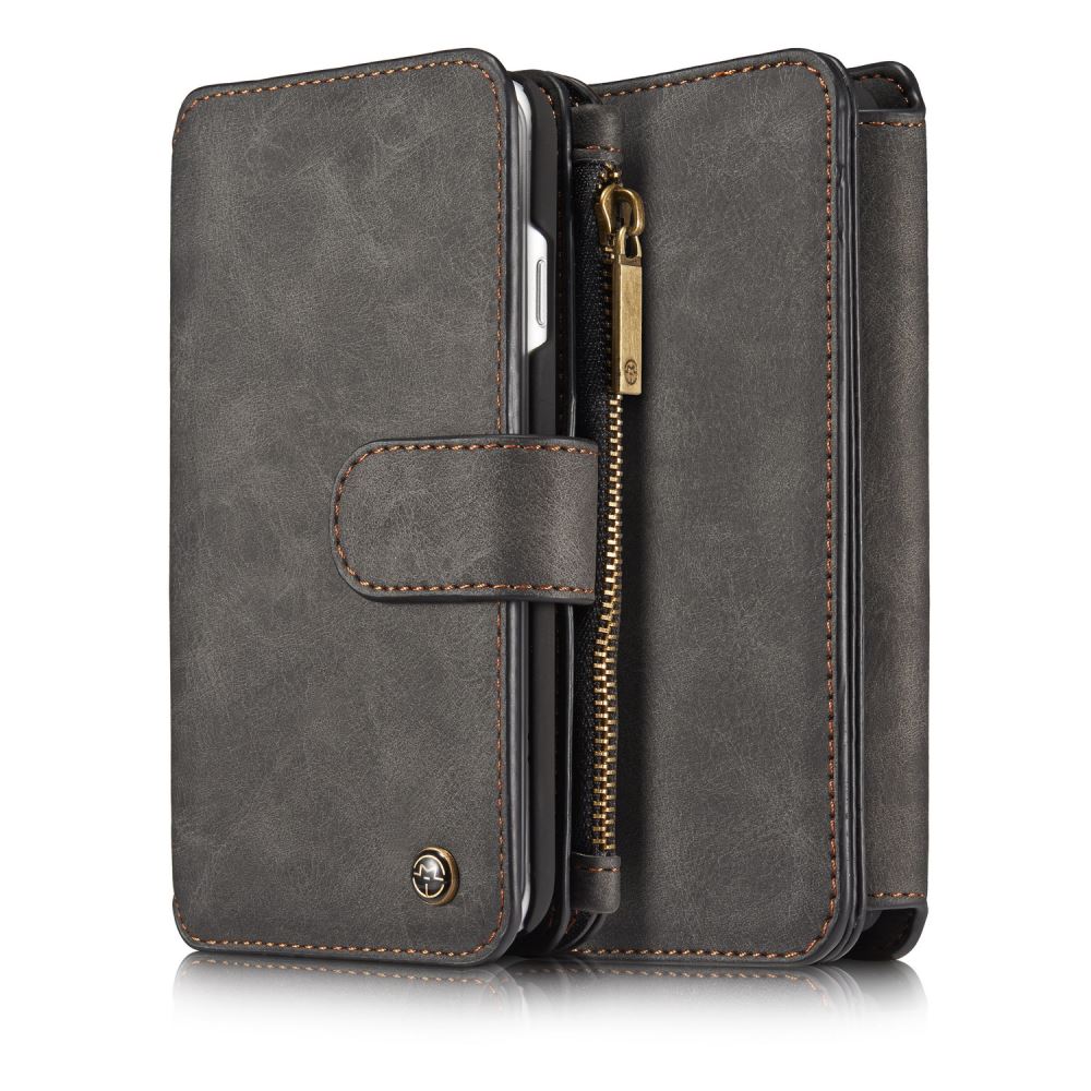 iPhone 7 double wallet leather case detachable iPhone 7 double wallet leather case detachable