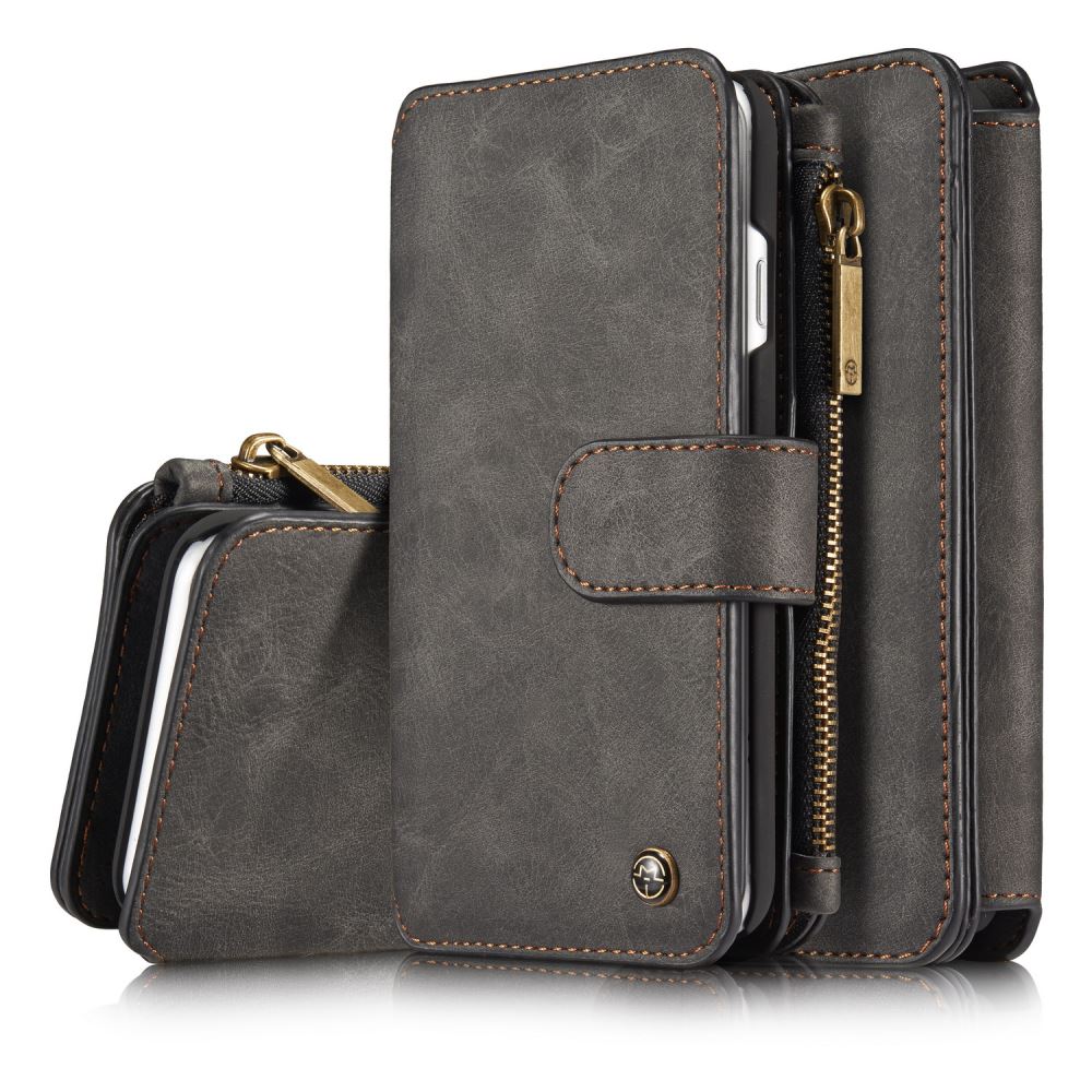iPhone 6 6s plus case wallet 3 cards leather detachable case