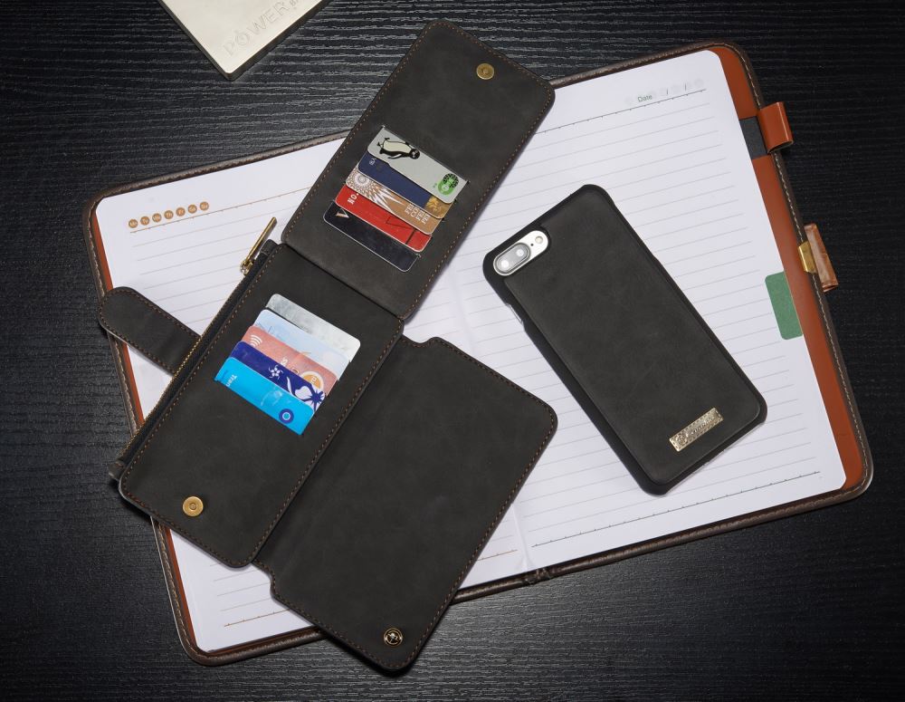 iPhone 7 Plus wallet leather case detachable iPhone 7 Plus wallet leather case detachable