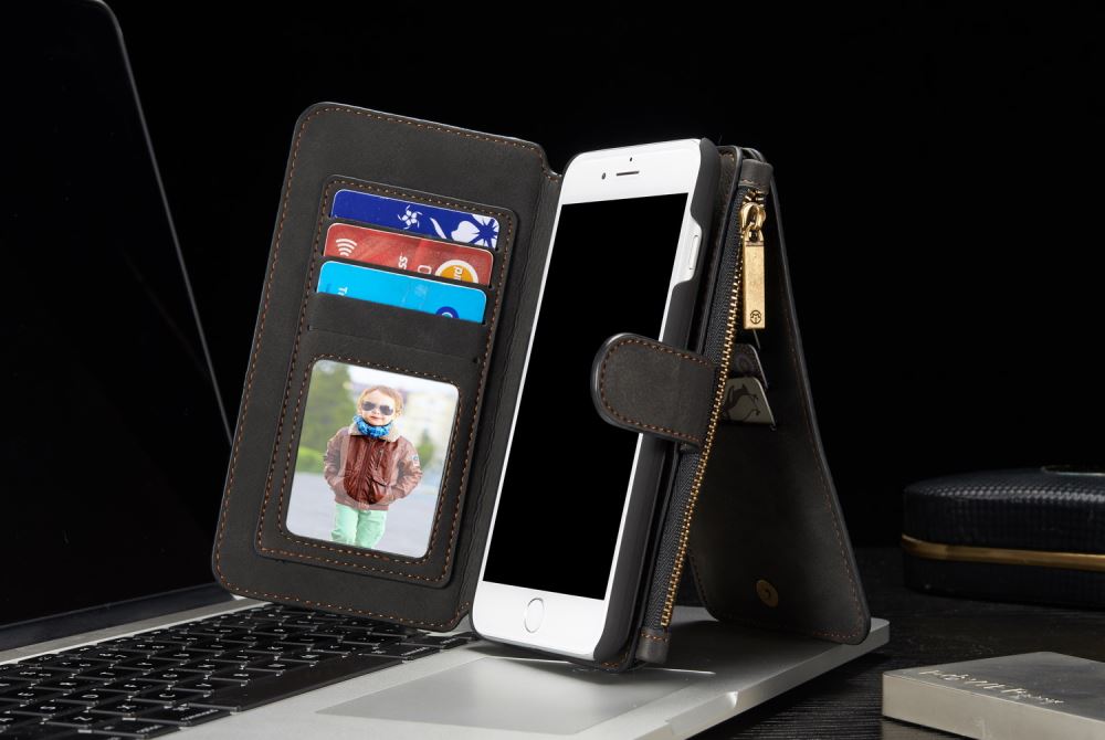 iPhone 7 Plus wallet leather case detachable iPhone 7 Plus wallet leather case detachable